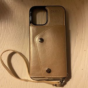 NEW protective Casely iPhone 12 Pro Max wristlet wallet phone case
